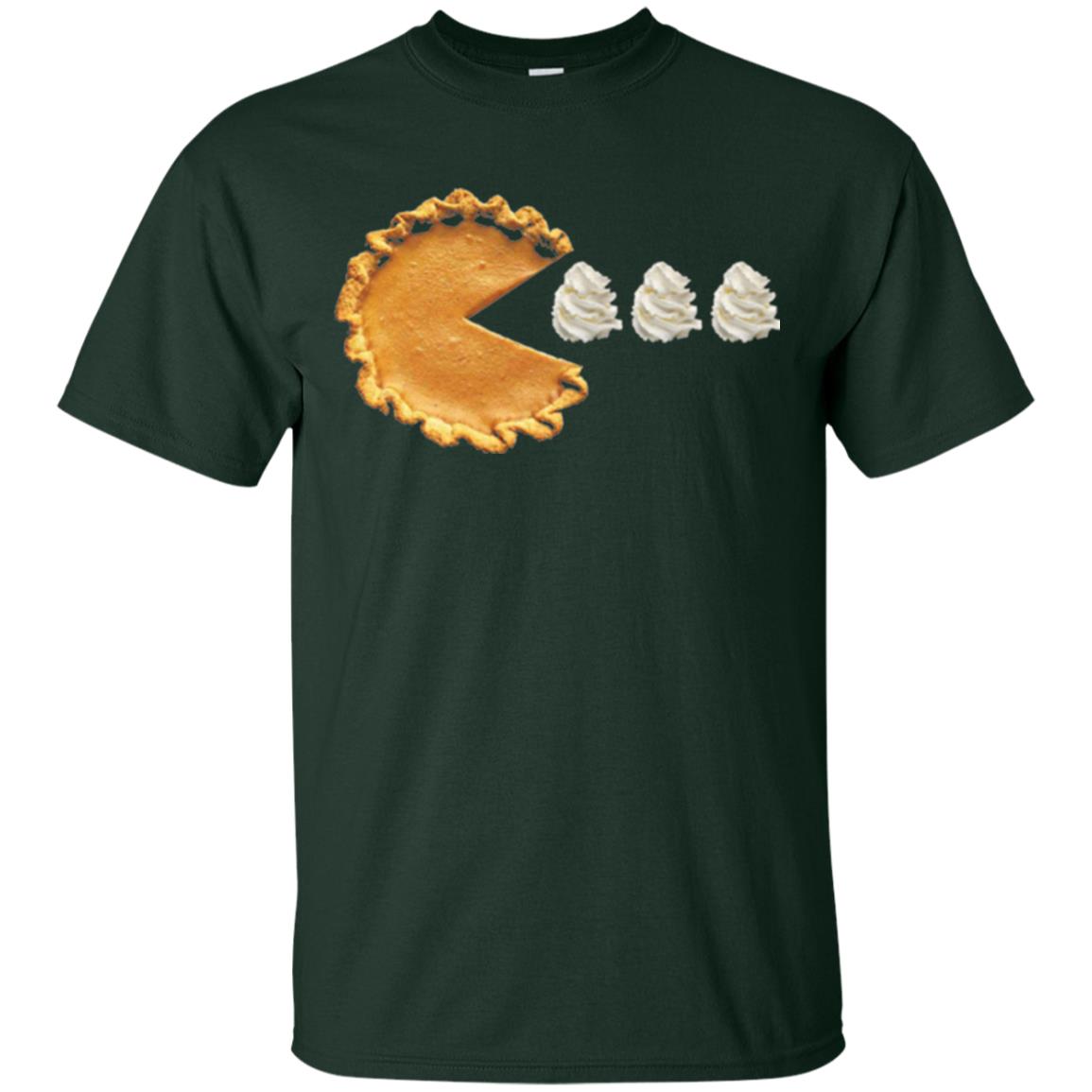 Pumpkin Pie Thanksgiving T-shirt Forest Green