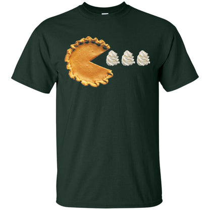 Pumpkin Pie Thanksgiving T-shirt Forest Green
