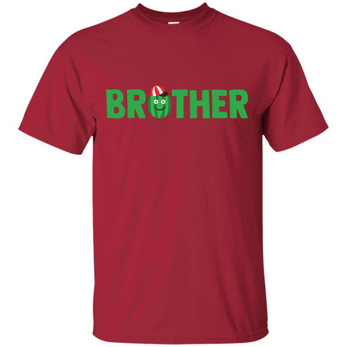 Brother Watermelon Funny Summer Melon Fruit Shirt For Brother Cardinal