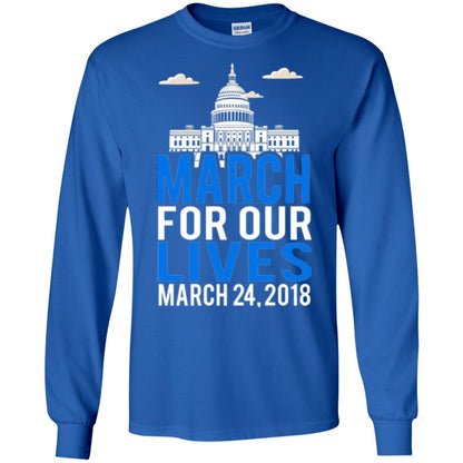 March For Our Lives Anti Gun T-shirt Royal