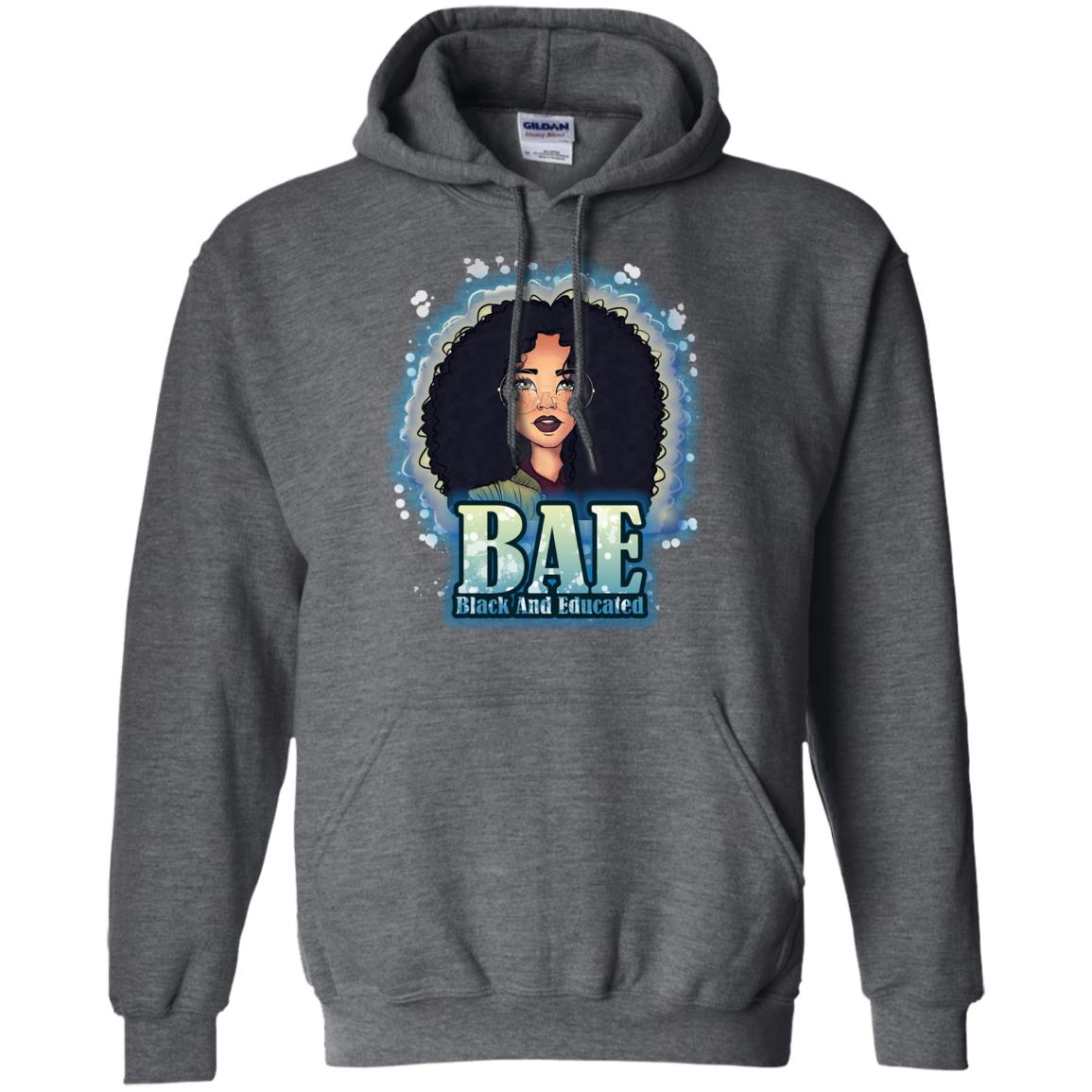 Bae Shirt Black And Educated Dark Heather