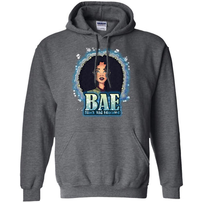Bae Shirt Black And Educated Dark Heather