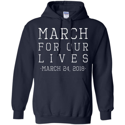 March For Our Lives March 24 2018 Anti Gun T-shirt Navy