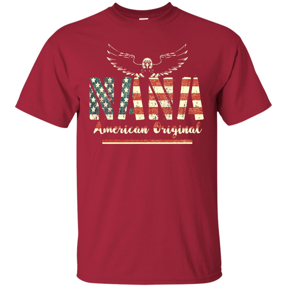 Nana American Original Grandparents T-shirt Cardinal