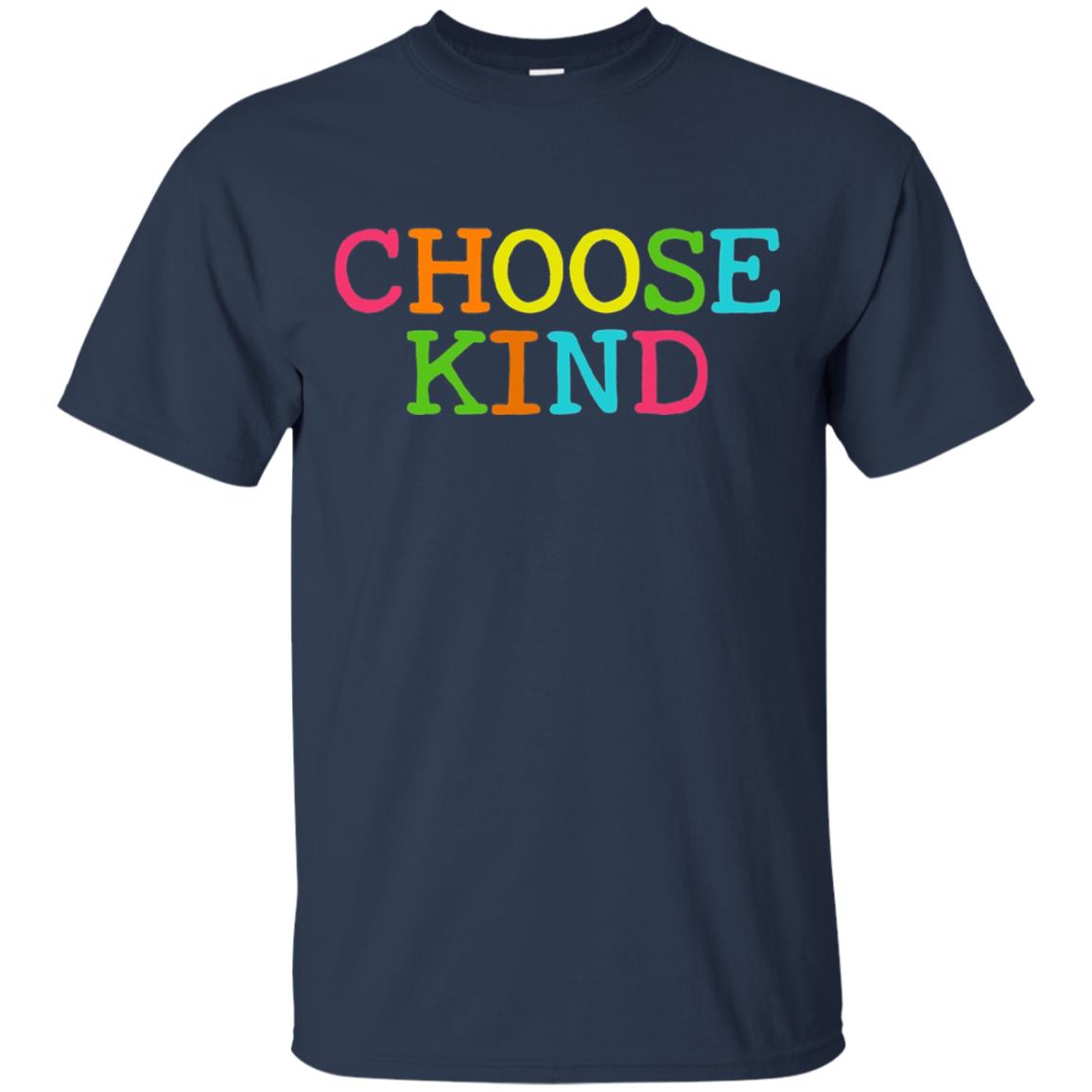 Choose Kind Be Kind Anti Bullying T-shirt Navy