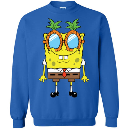Nickelodeon Spongebob Squarepants Pineapple Glasses T-shirt Royal