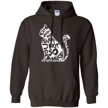 Cat Lover T-shirt Cat Make Me Happy You Not So Much Dark Chocolate