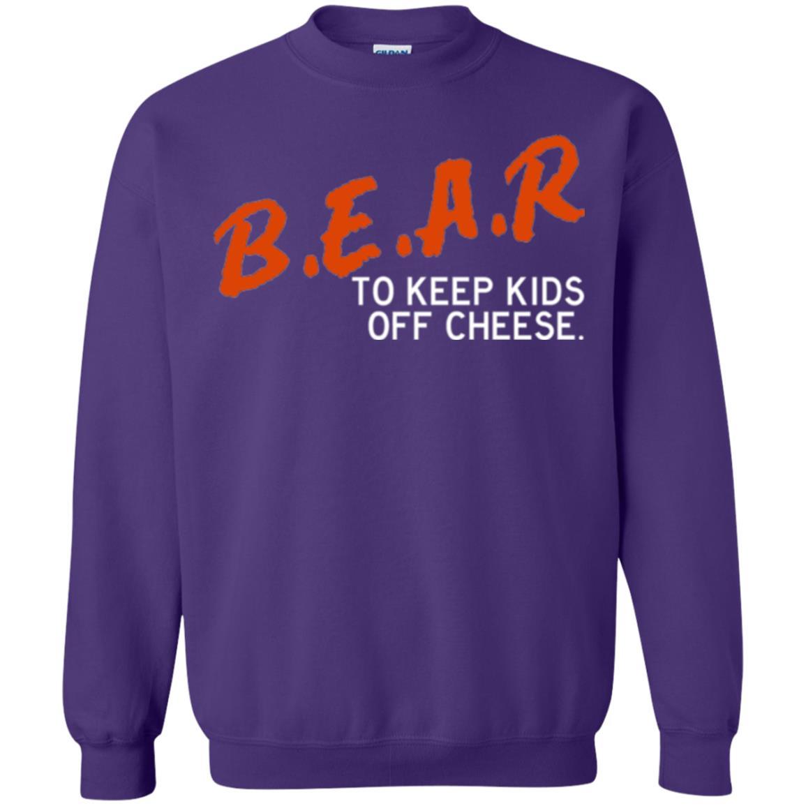 Chicago Football T-shirt B.e.a.r. To Keep Kids Off Cheese