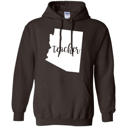 Arizona Teacher Home State Back To School Shirt Dark Chocolate