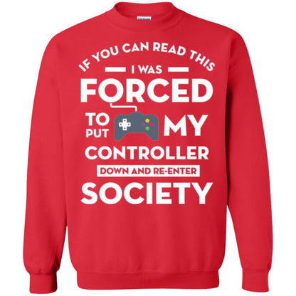 Gamer T-shirt If You Can Read This Red