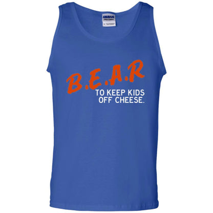 Chicago Football T-shirt B.e.a.r. To Keep Kids Off Cheese Royal