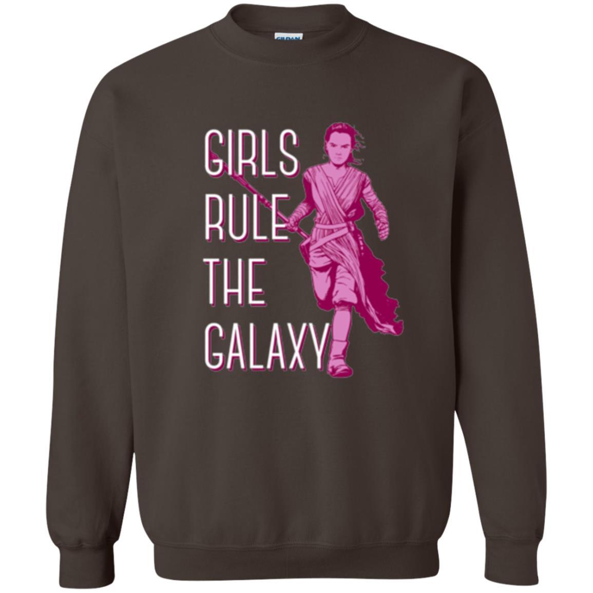 Film T-shirt Girls Rule The Galaxy T-shirt Dark Chocolate