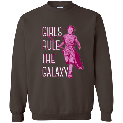 Film T-shirt Girls Rule The Galaxy T-shirt Dark Chocolate