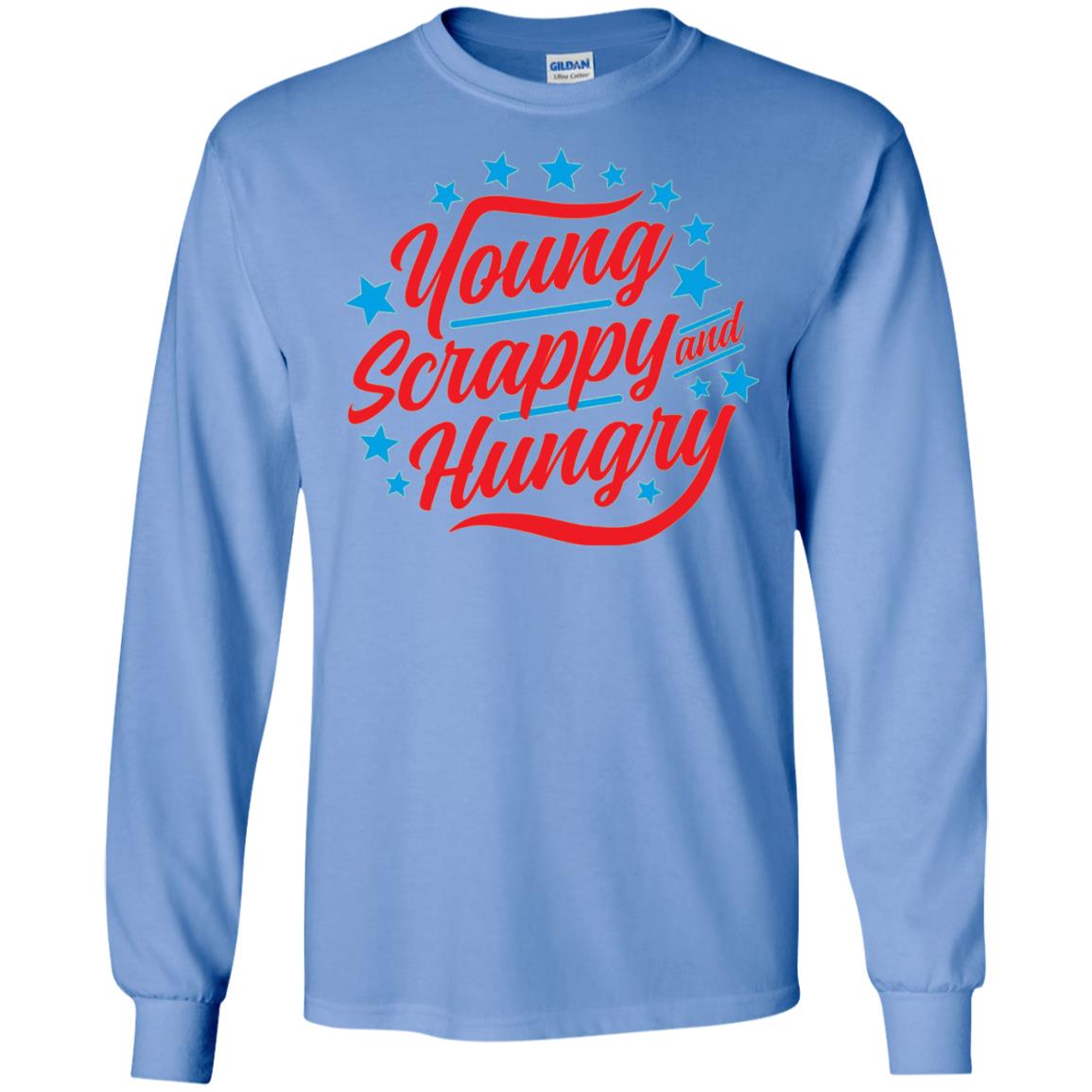 Hamilton T-shirt Young Scrappy And Hungry Carolina Blue