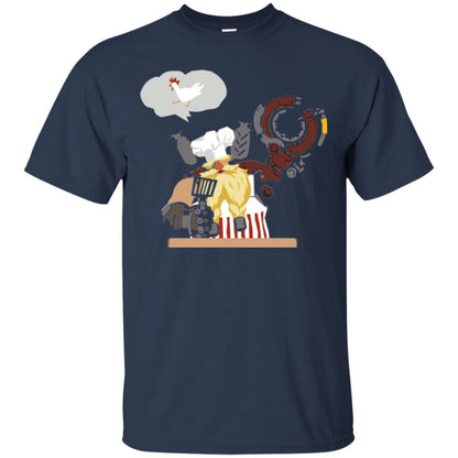 Overwatch Torbjorn Chef Spray T-shirt Navy