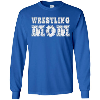 Wrestling Mom Mommy T-shirt Royal