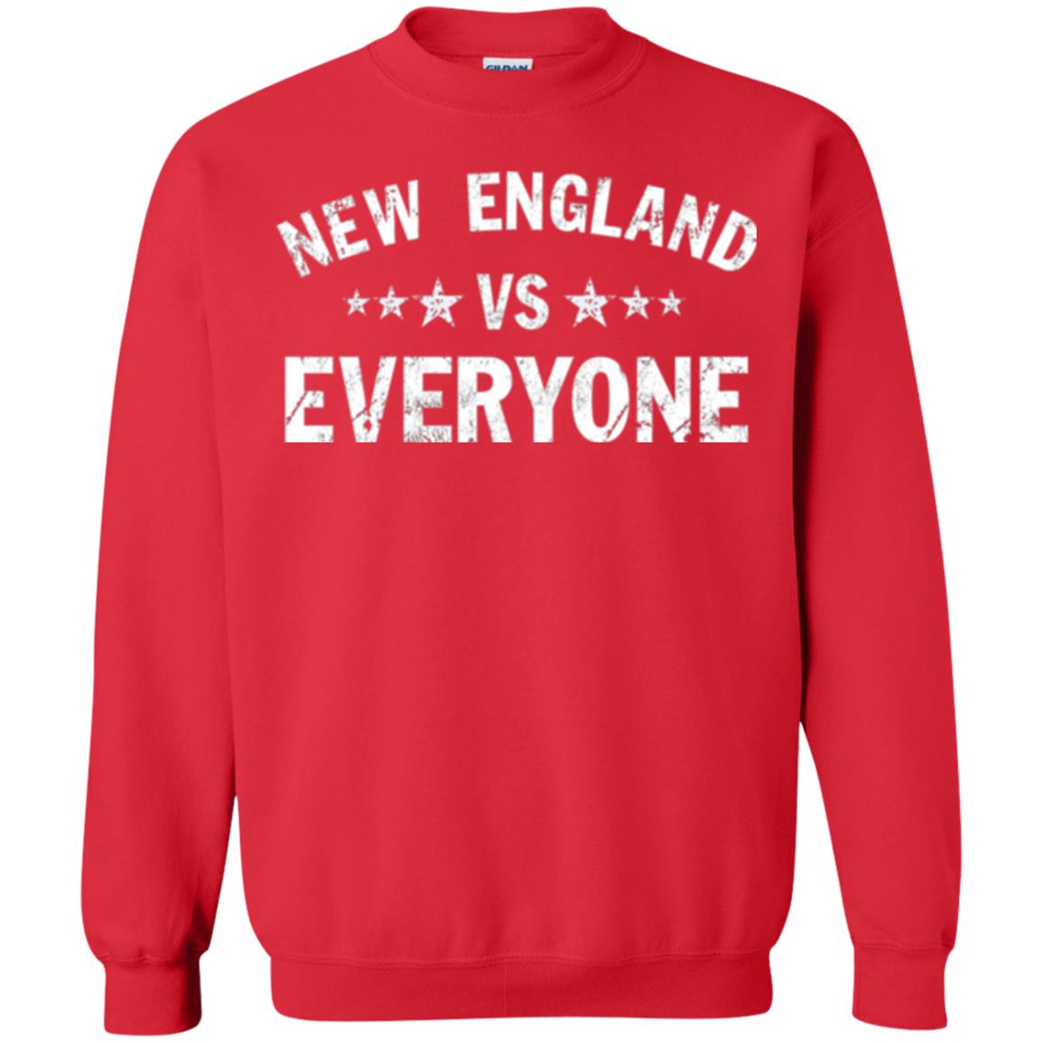 New England Vs Everyone T- Shirt Red