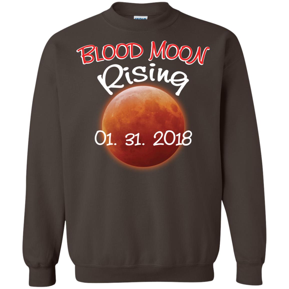 Blood Moon T-shirt Rising 01.31.2018 Dark Chocolate