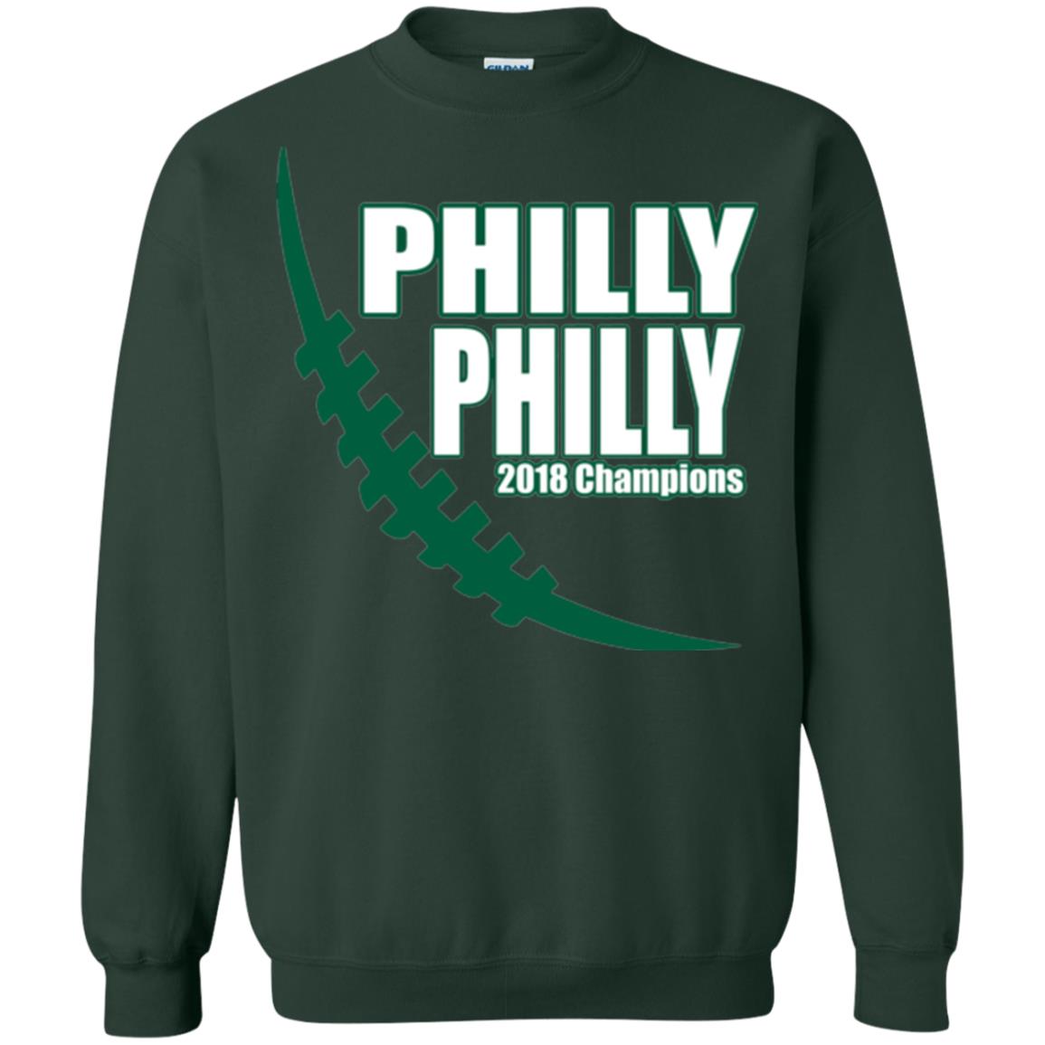 Football Lover T-shirt Philly Philly 2018 Championship Forest Green