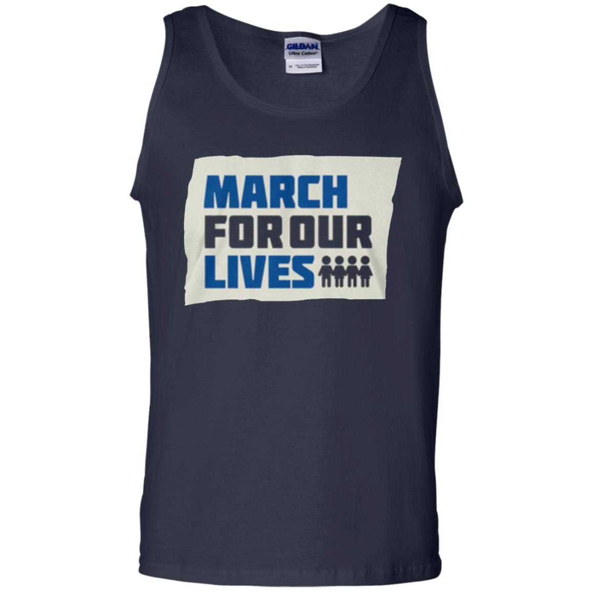 March For Our Lives Anti Gun T-shirt Navy