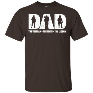 The Veteran. The Myth. The Legend Fathers Day T-shirt