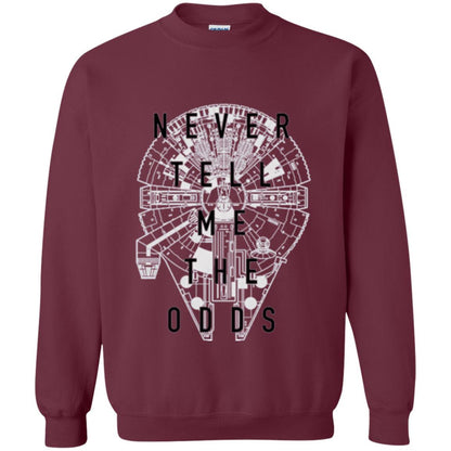 Film T-shirt Falcon Never Tell Me The Odds T-shirt Maroon