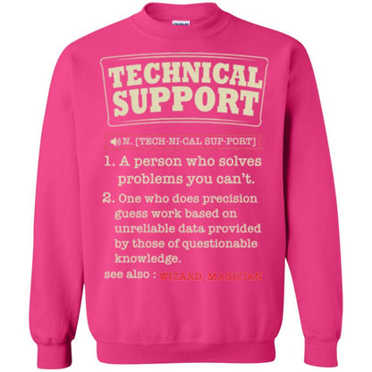 Computer Nerd T-shirt Technical Support Definition T-shirt Heliconia