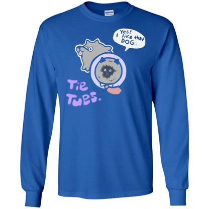 Yes I Like That Dog Tietuesday Dog Lover T-shirt Royal