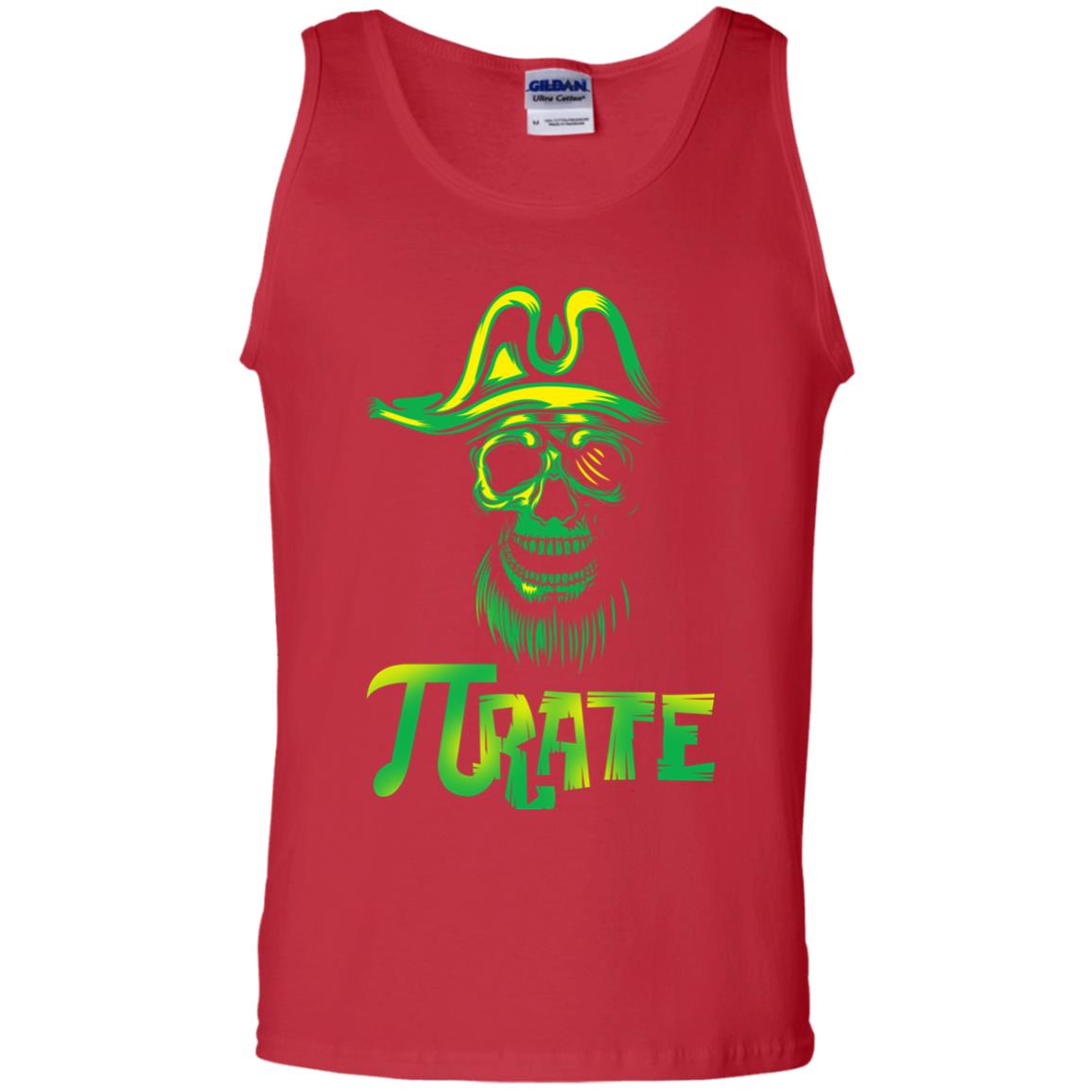 Pi Day T-shirt Funny Pirate Red