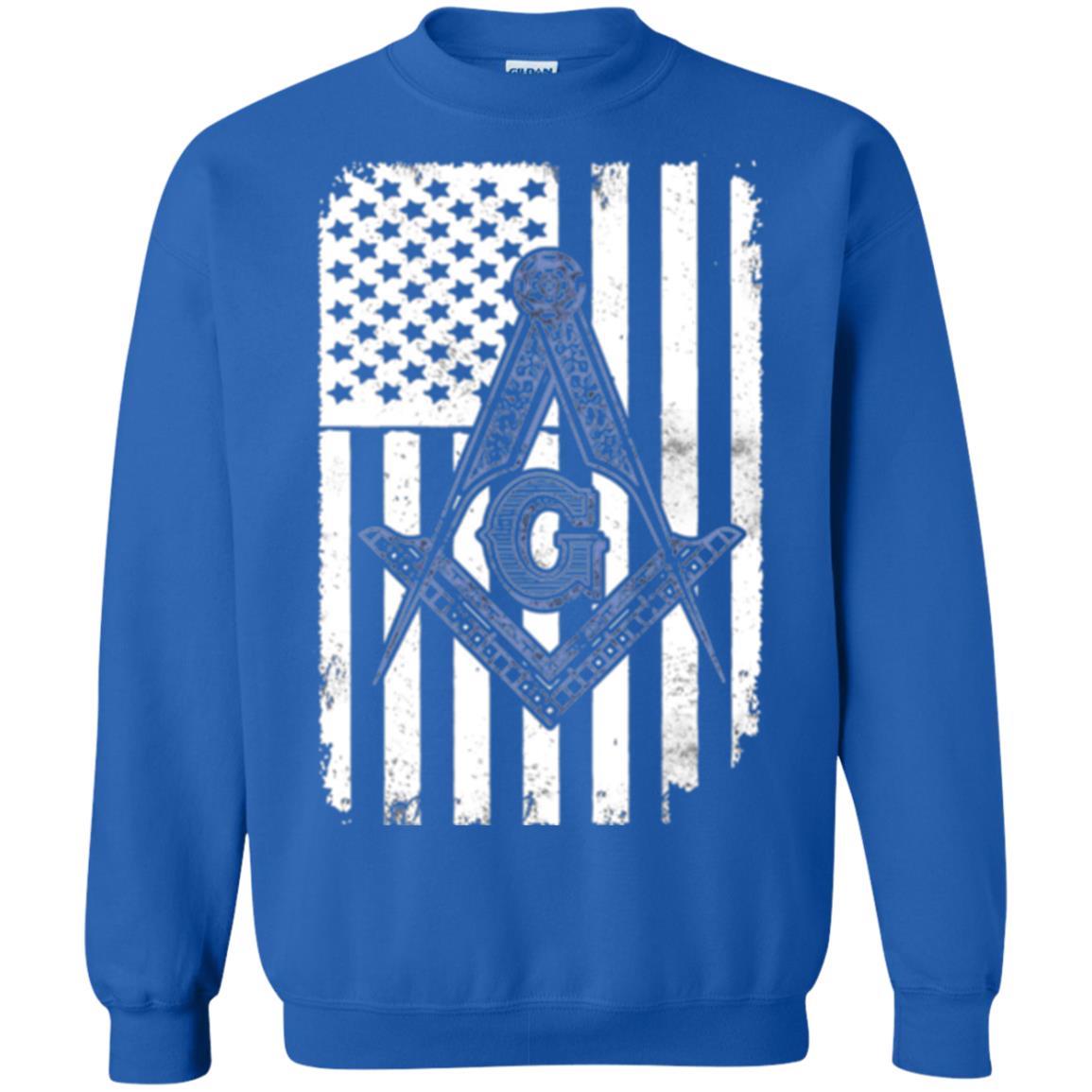 Freemason Usa Flag Logo Freemasonry America T-shirt Royal