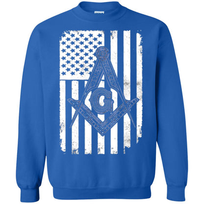 Freemason Usa Flag Logo Freemasonry America T-shirt Royal