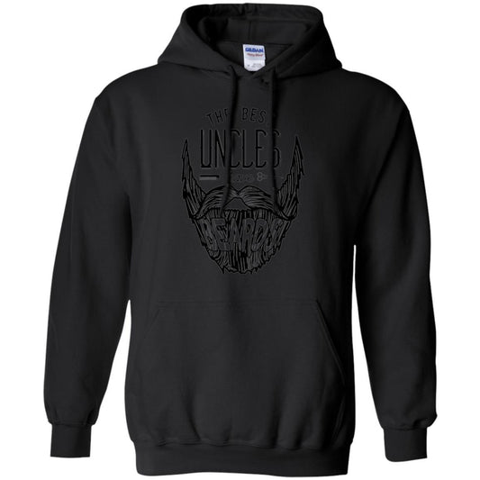 Funny Uncle T-shirt The Best Uncles Have Beards Black