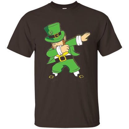St. Patrick_s Day T-shirt Irish Dabbing T-shirt Dark Chocolate
