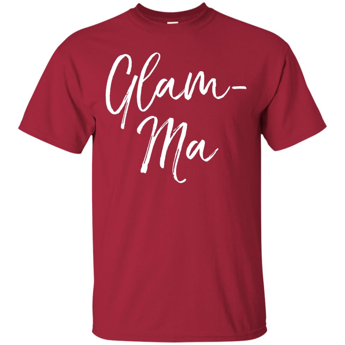 Glamorous Grandma Fabulous T-shirt Glam-ma T-shirt Cardinal