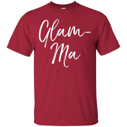 Glamorous Grandma Fabulous T-shirt Glam-ma T-shirt Cardinal
