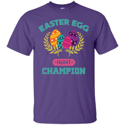 Easter Egg Hunt Champion Easter Day T-shirt Purple