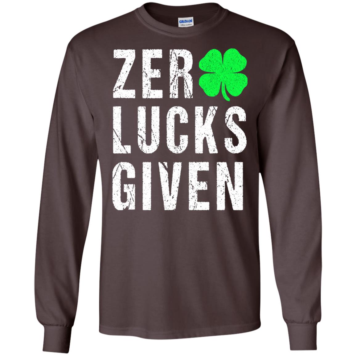 Shamrock Irish Funny Saint Patrick_s Day T-shirt Dark Chocolate