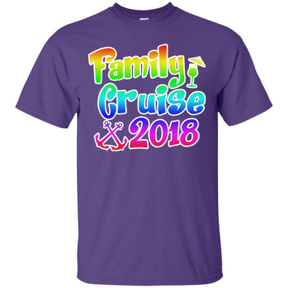 Family T-shirt Cruise 2018 Purple