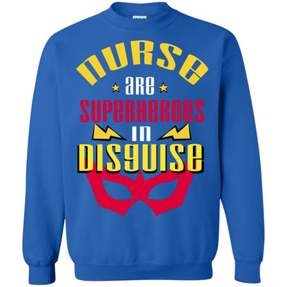 Nurse Are Superheroes In Disguise Movie Fan T-shirt Royal