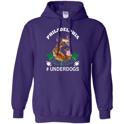 Football Lover T-shirt Philadelphia Bird Gang Underdogs 2018 Purple