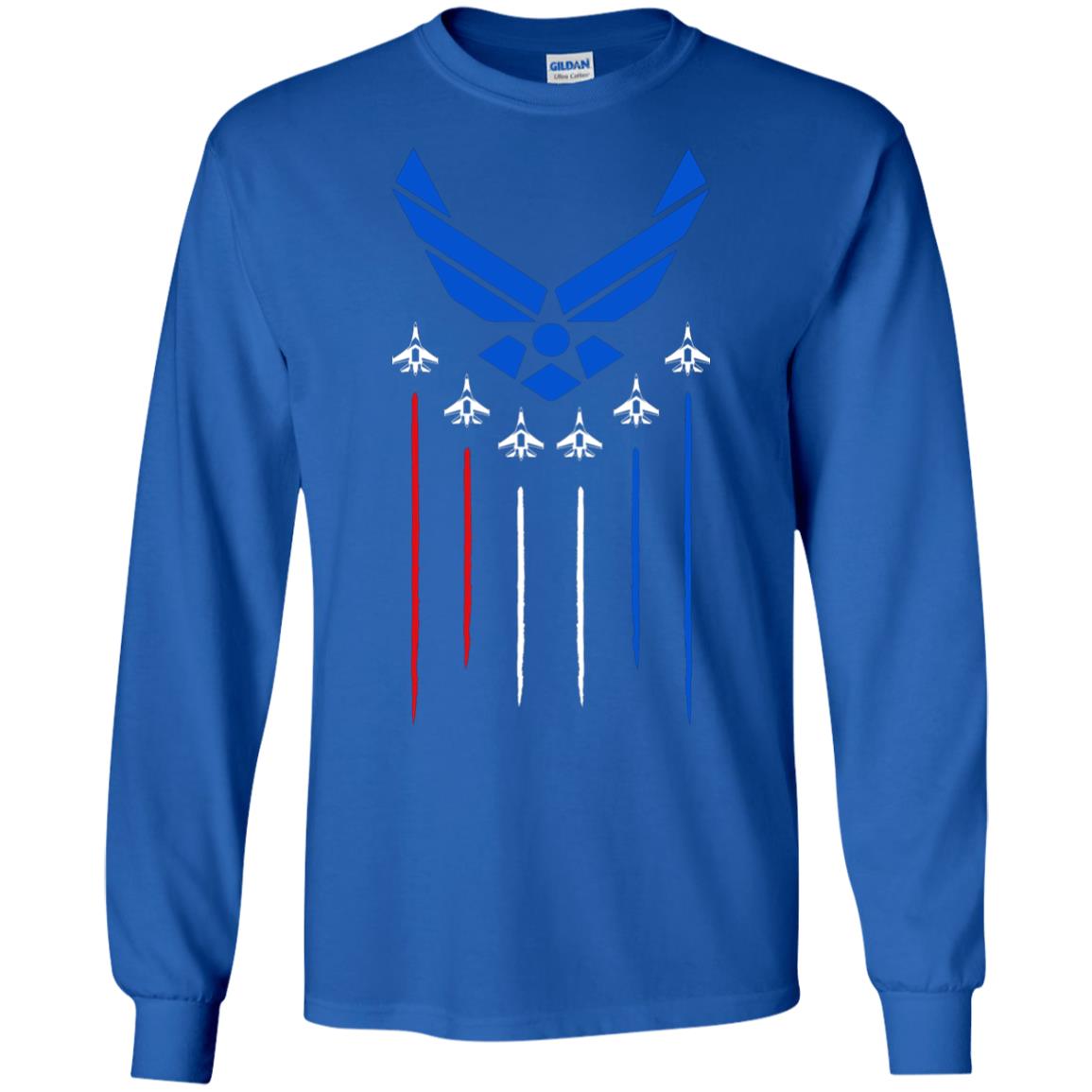 Air Force America Military Shirt Royal