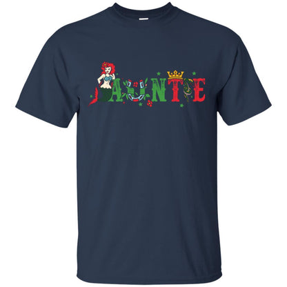 Aunt T-shirt Mermaid Auntie T-shirt Navy