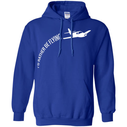 Airplane Pilot T-shirt I_d Rather Be Flying Royal