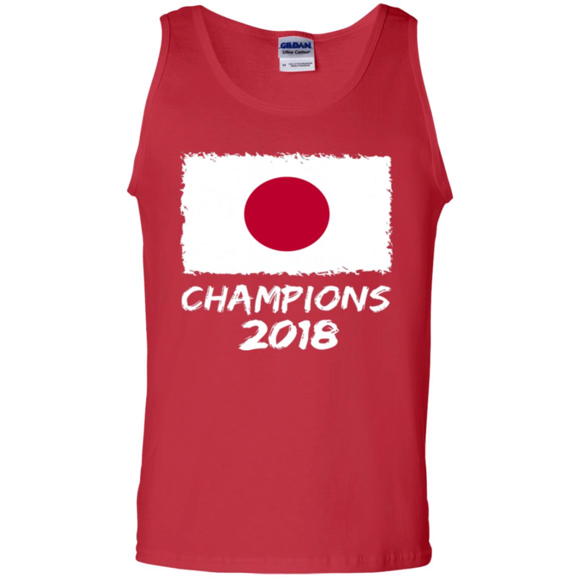 Football Lover T-shirt Japan Champions 2018 T-shirt Red