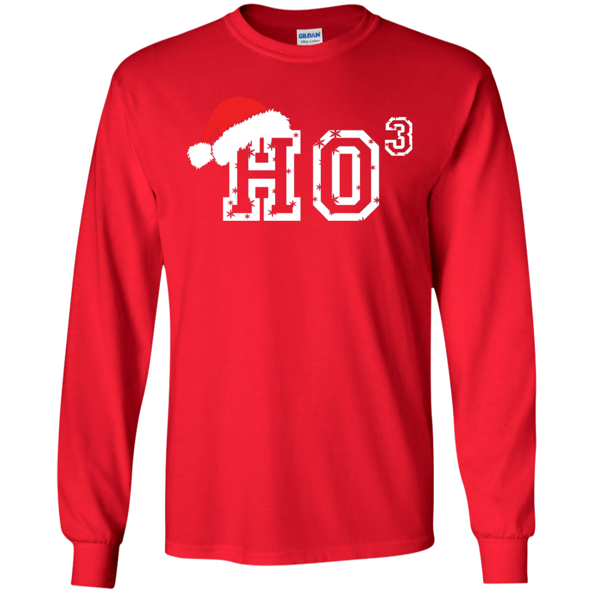 Christmas T-Shirt Ho Ho Ho Red