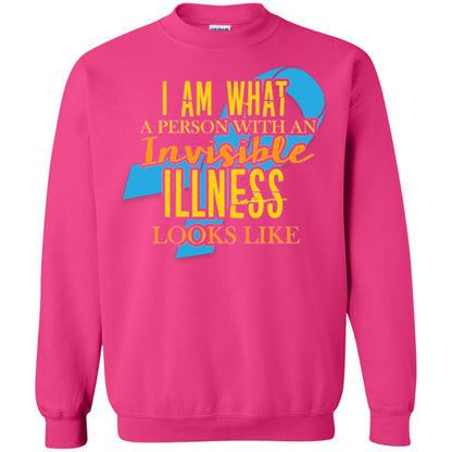 Autism T-shirt I Am What A Person With An Invinsible Illness Looks Like Heliconia