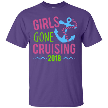Girls Gone Cruising Girls Trip Cruise T-shirt Purple
