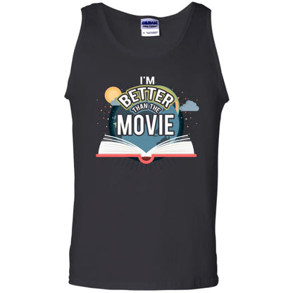 Im Better Than The Movie Bookworm T-shirt Black