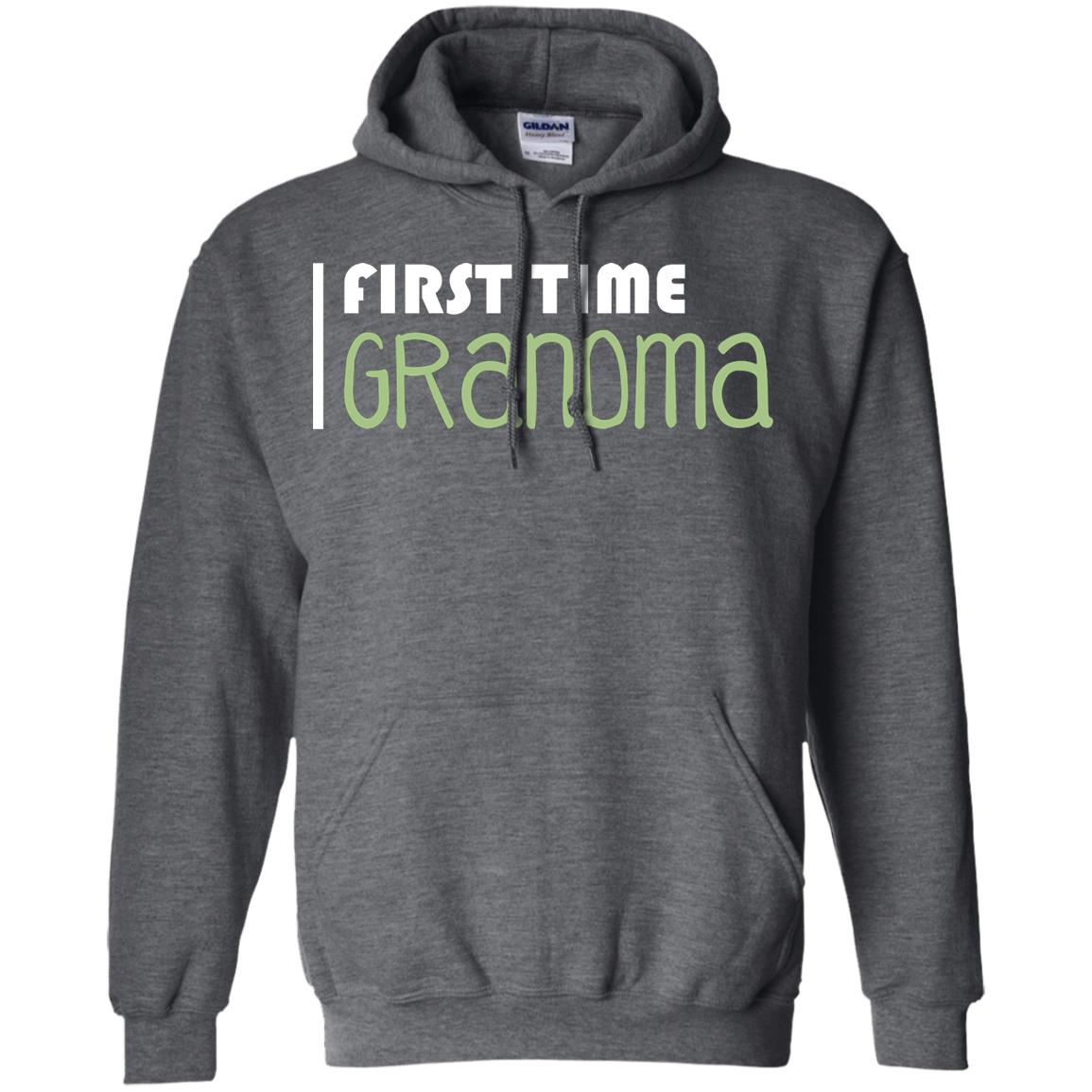 First Time Grandma Shirt Dark Heather