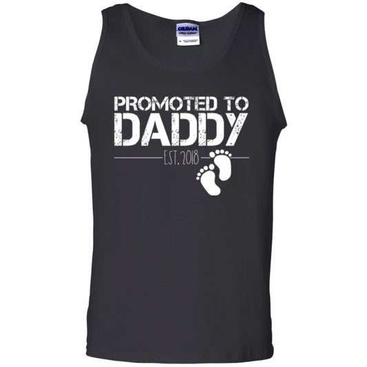 Daddy T-shirt Promoted To Daddy Est 2018 Black